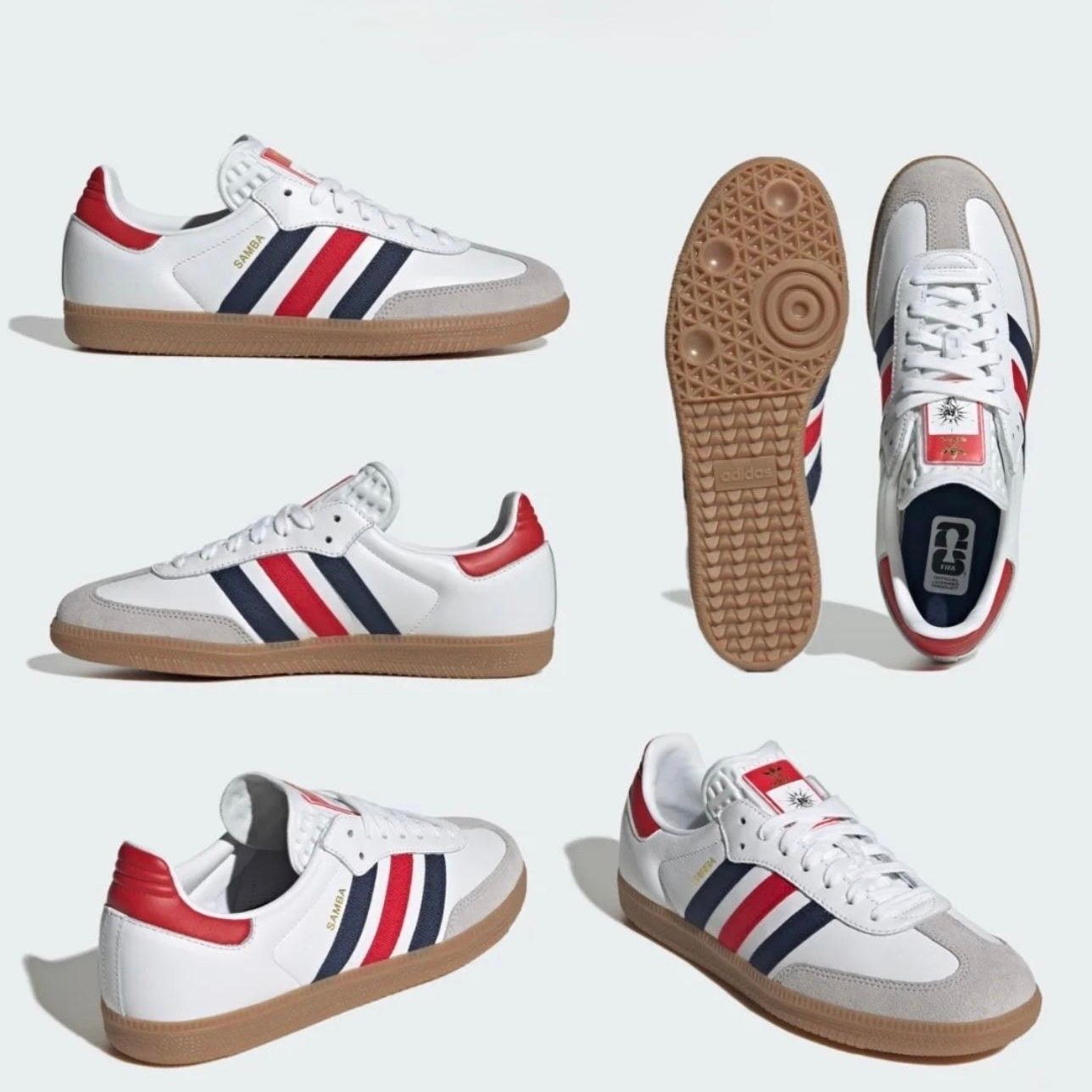 SAMBA BRANCO VERMELHO AZUL